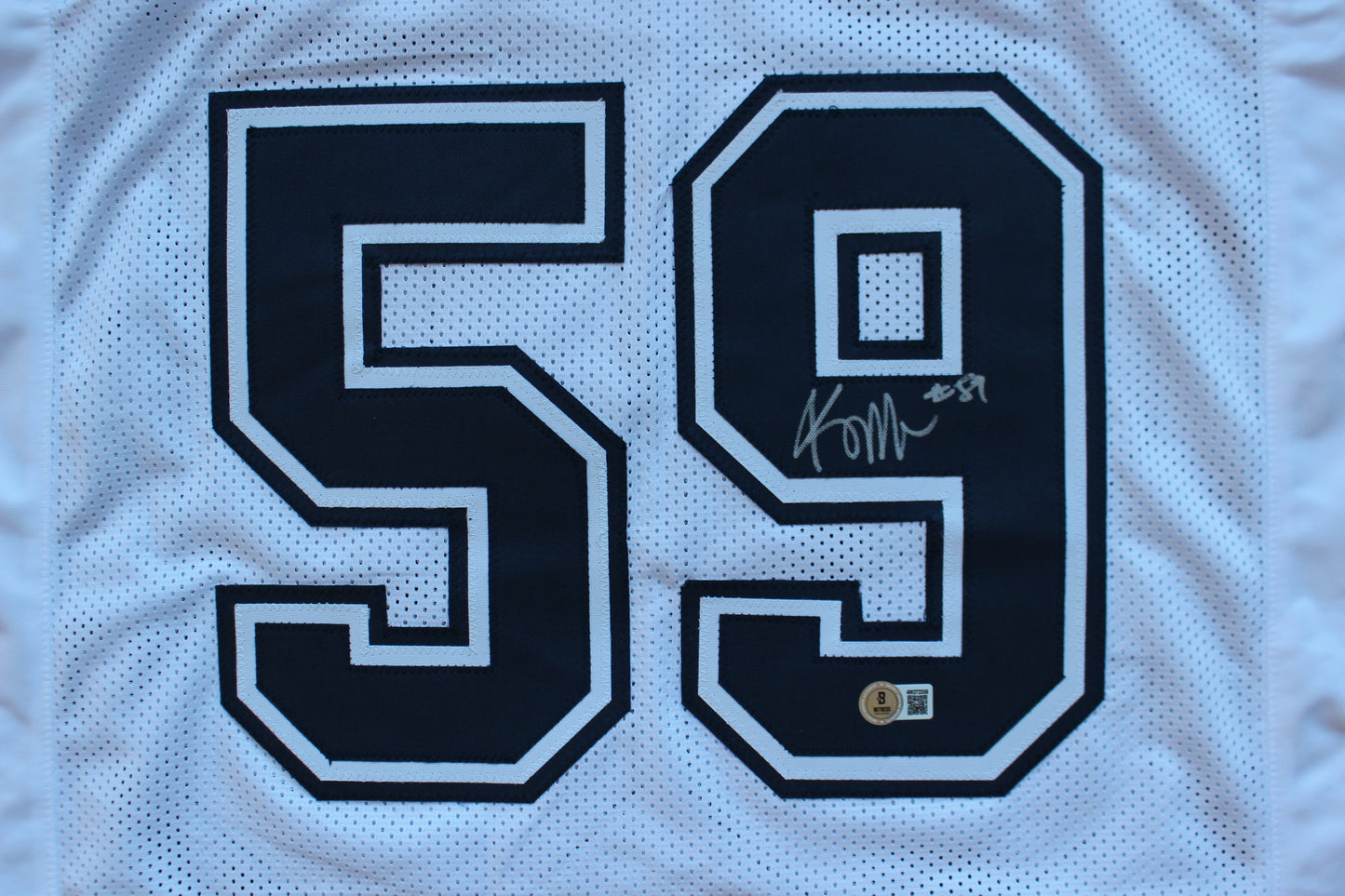 KENNETH MURRAY DALLAS COWBOYS SIGNED ALT FOOTBALL JERSEY OU Sooners BAS COA