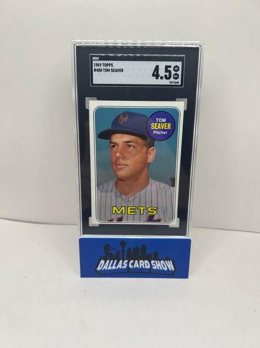 1969 Topps #480 Tom Seaver Rookie RC SGC 4.5