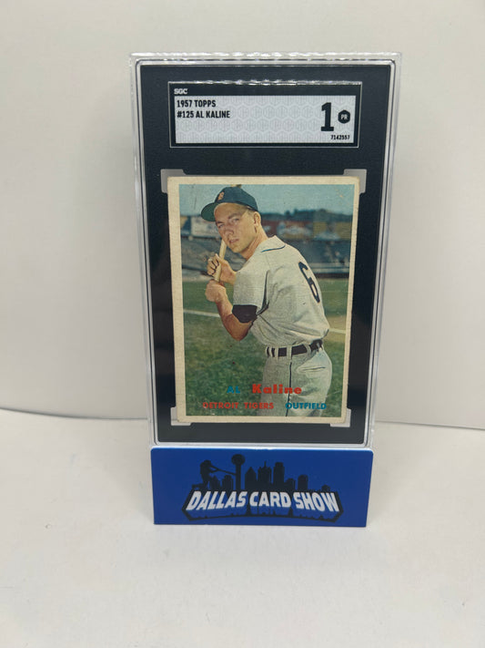 1957 Topps Al Kaline #125 SGC 1