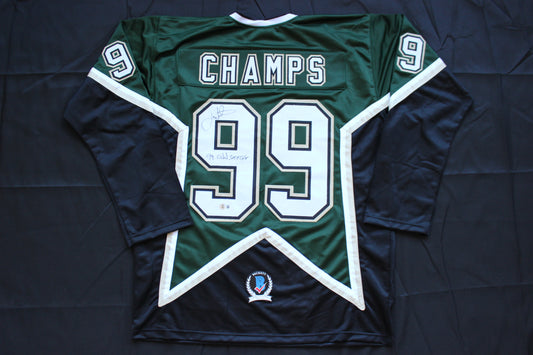 JOE NIEUWENDYK DALLAS STARS SIGNED 99 CHAMPS JERSEY w/ConnSmythe BAS COA