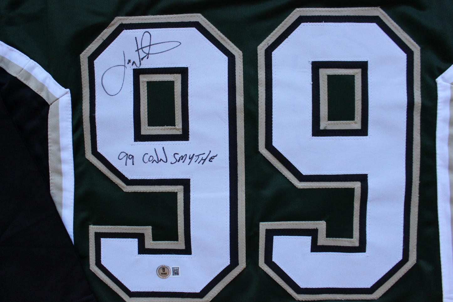 JOE NIEUWENDYK DALLAS STARS SIGNED 99 CHAMPS JERSEY w/ConnSmythe BAS COA