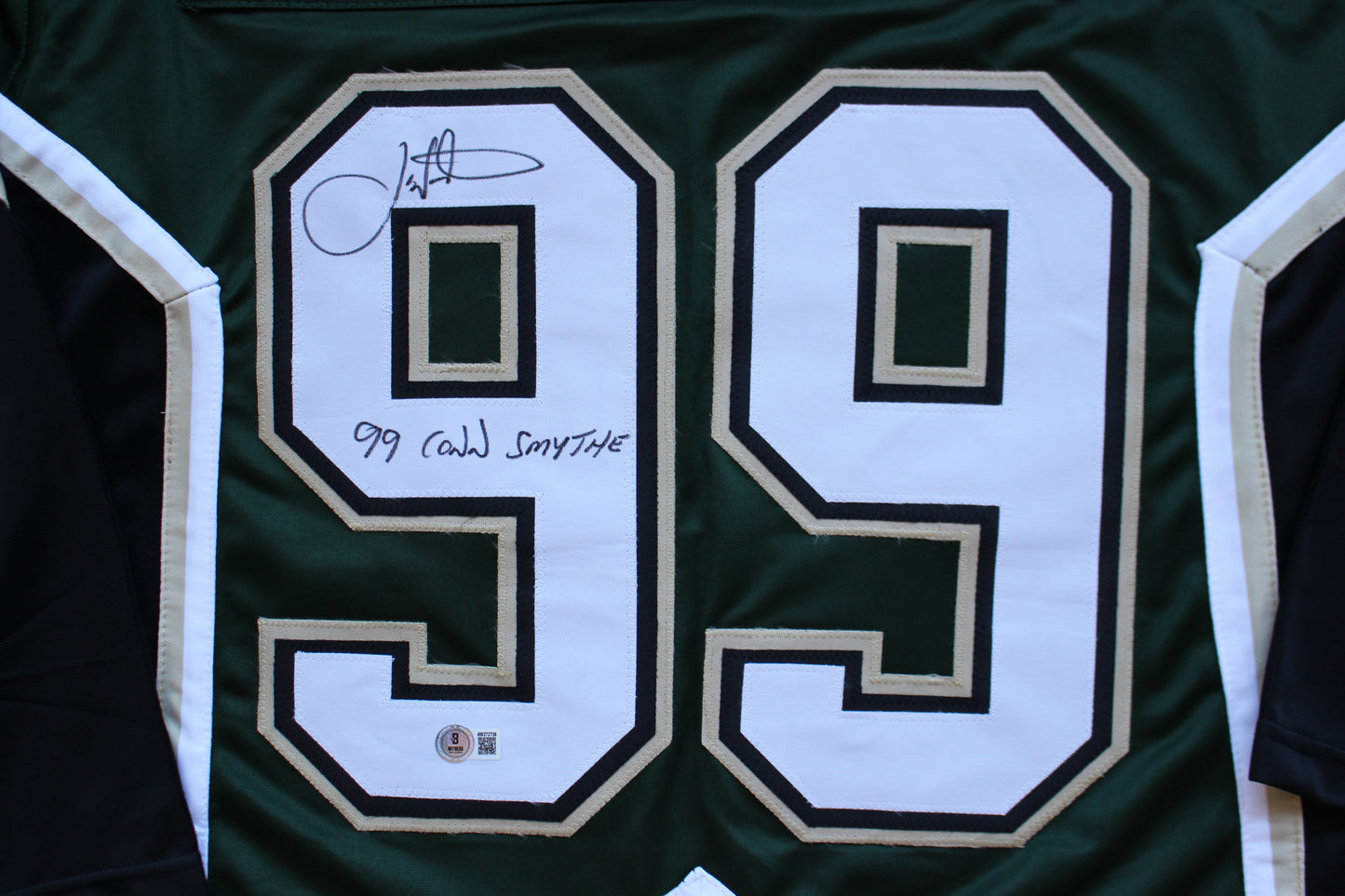 JOE NIEUWENDYK DALLAS STARS SIGNED 99 CHAMPS JERSEY w/ConnSmythe BAS COA