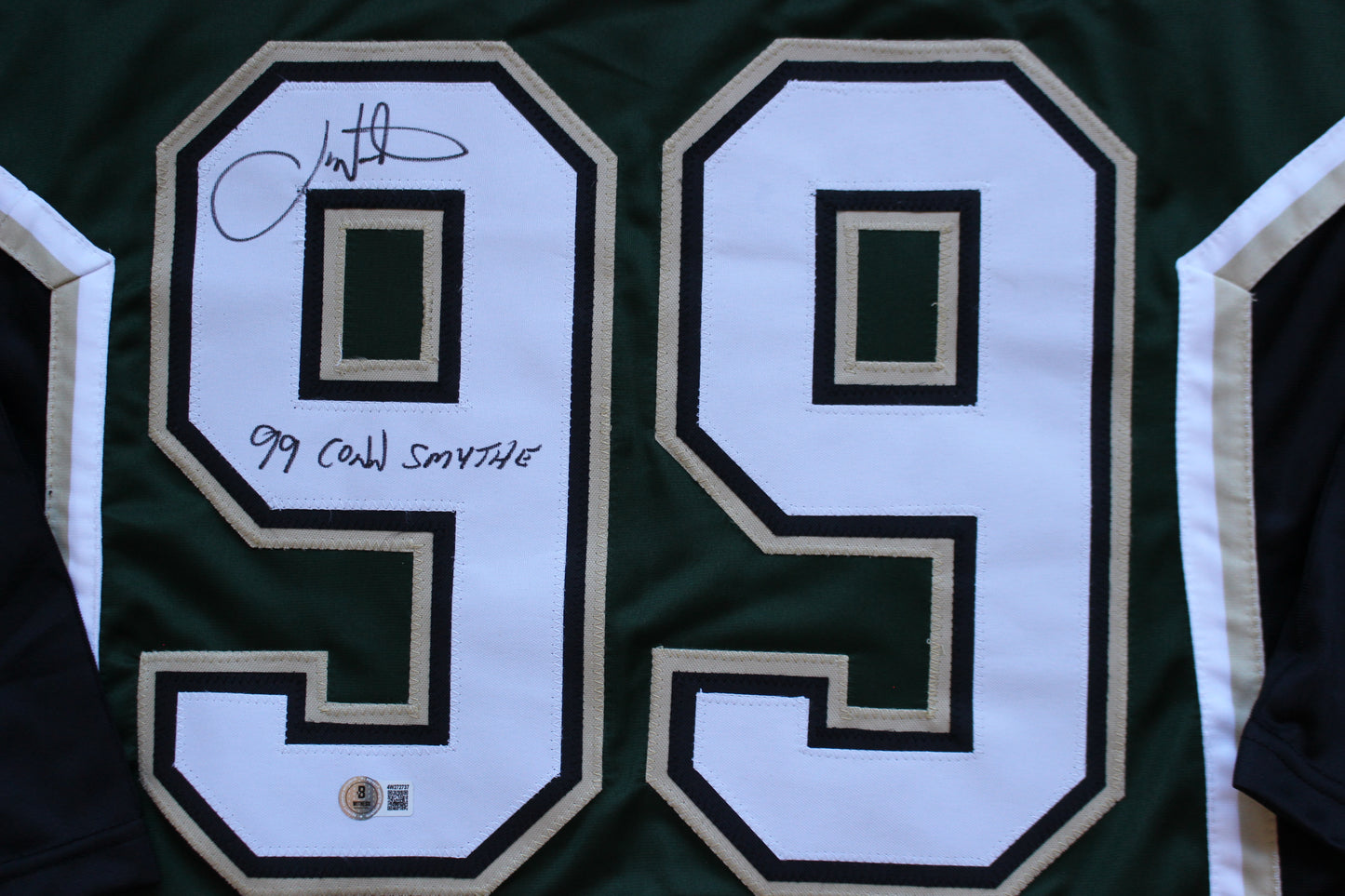 JOE NIEUWENDYK DALLAS STARS SIGNED 99 CHAMPS JERSEY w/ConnSmythe BAS COA