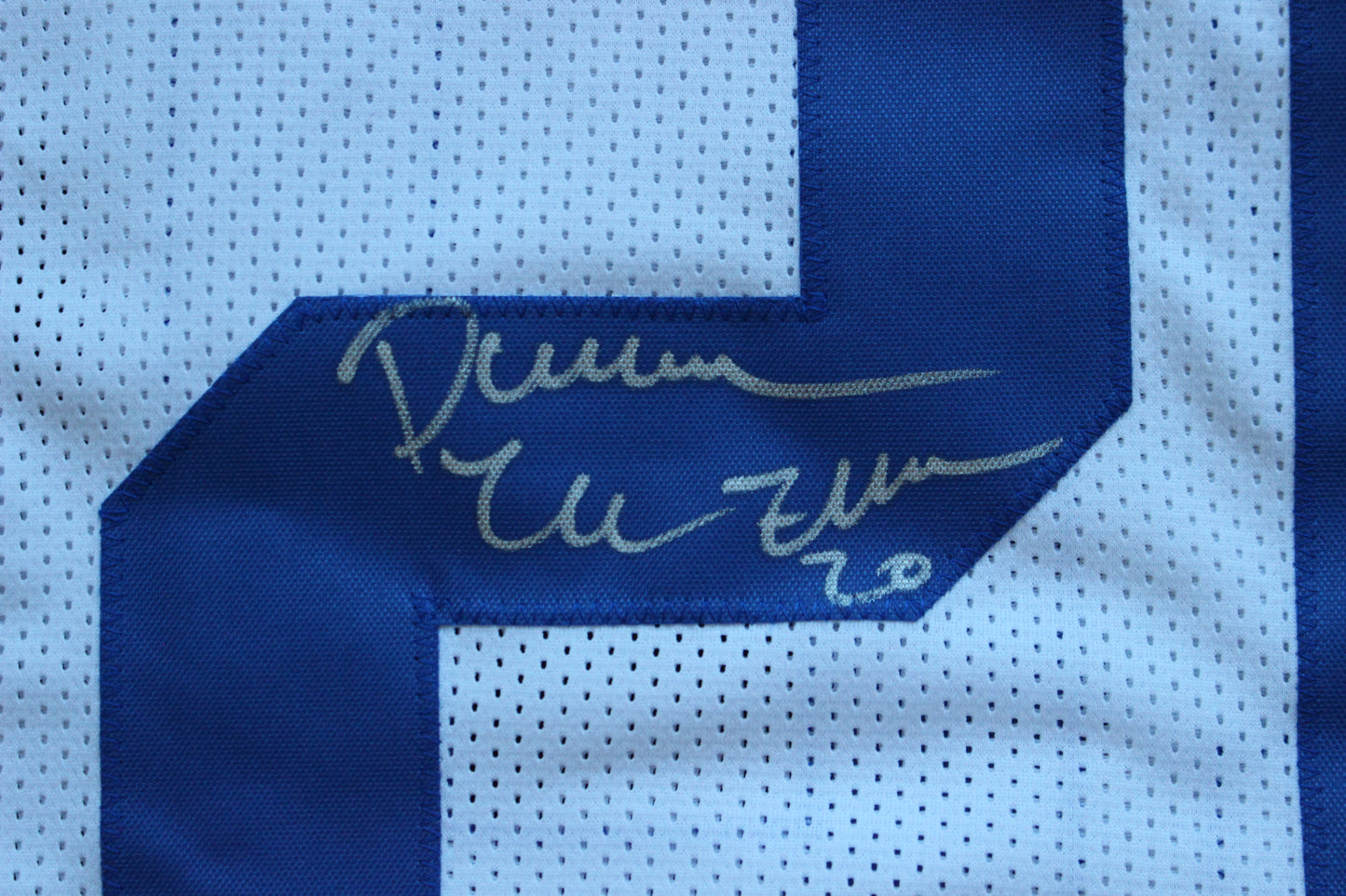 DARREN McFADDEN DALLAS COWBOYS SIGNED FOOTBALL JERSEY w/AmericasTeam Razorbacks BAS