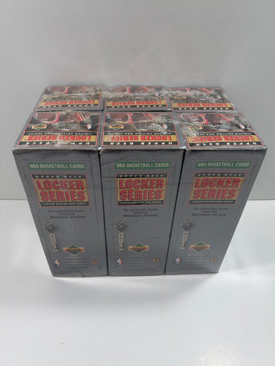 1991-92 Upper Deck Michael Jordan Locker Series Complete Set 1-6 Factory Sealed