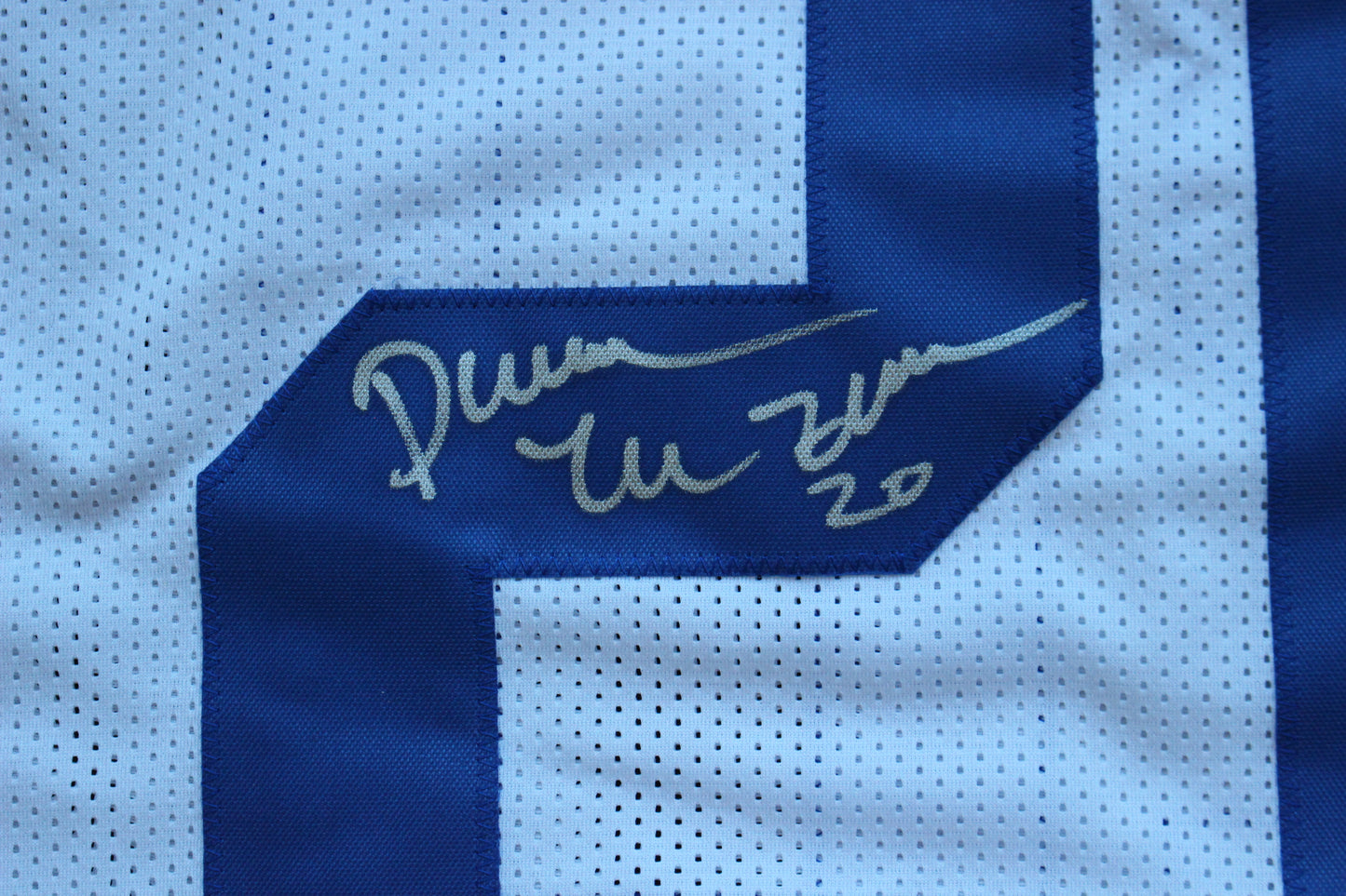 DARREN McFADDEN DALLAS COWBOYS SIGNED FOOTBALL JERSEY w/AmericasTeam Razorbacks BAS
