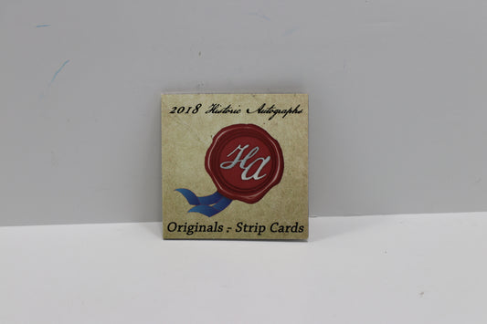 2018 Historic Autographs Elmer Smith Strip Card