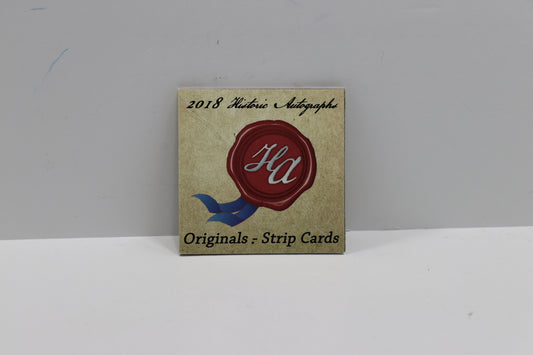 2018 Historic Autographs Babe Herman Strip Card