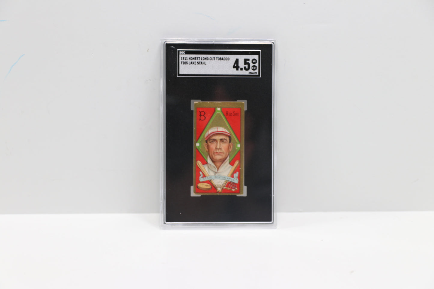 1911 Honest Long Cut Tobacco T205 Jake Stahl SGC 4.5