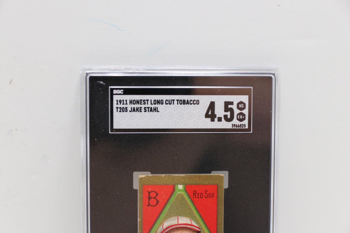 1911 Honest Long Cut Tobacco T205 Jake Stahl SGC 4.5