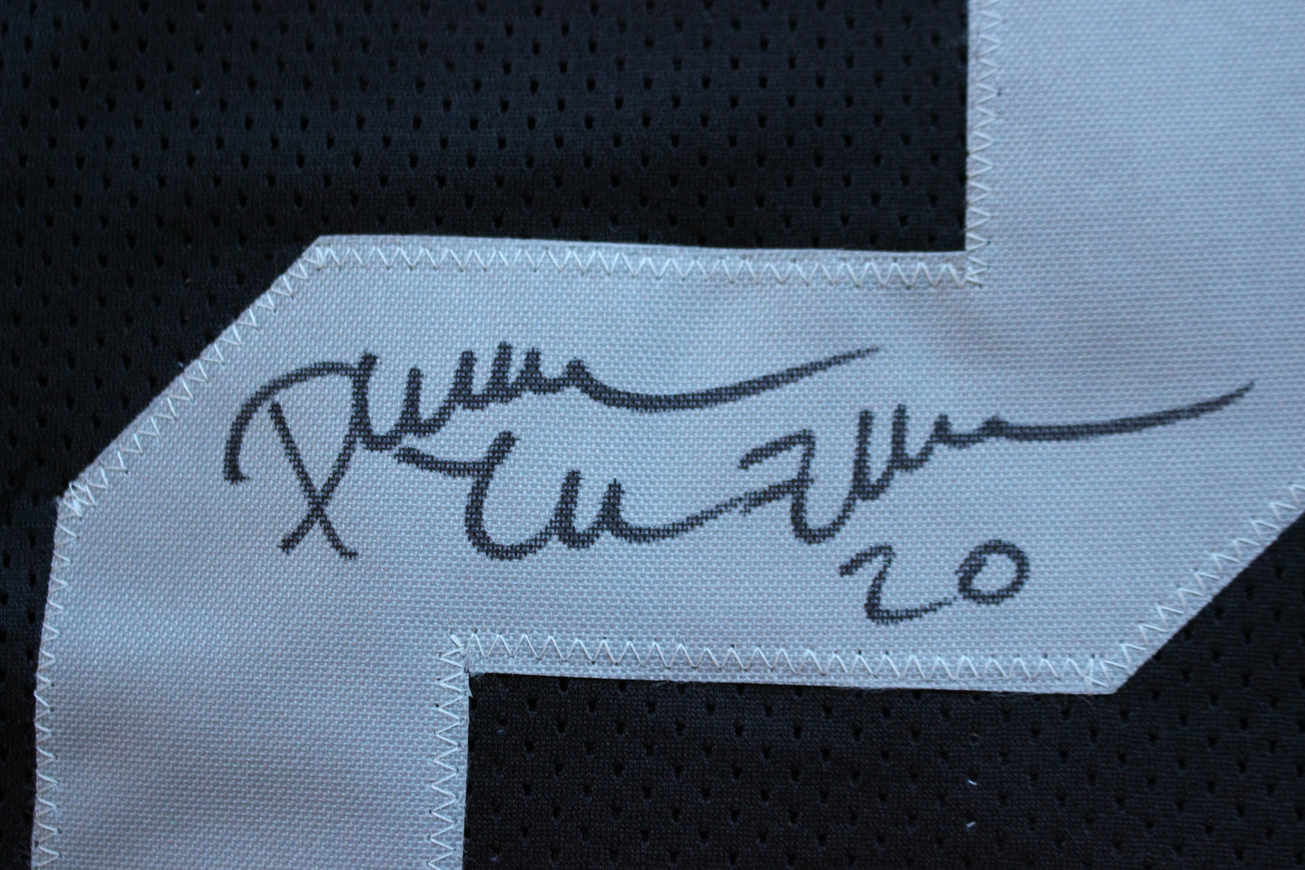 DARREN McFADDEN OAKLAND RAIDERS SIGNED FOOTBALL JERSEY w/MenInBlack Arkansas BAS