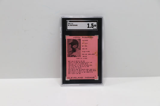 1961 7-11 John Romano 6 SGC 1.5