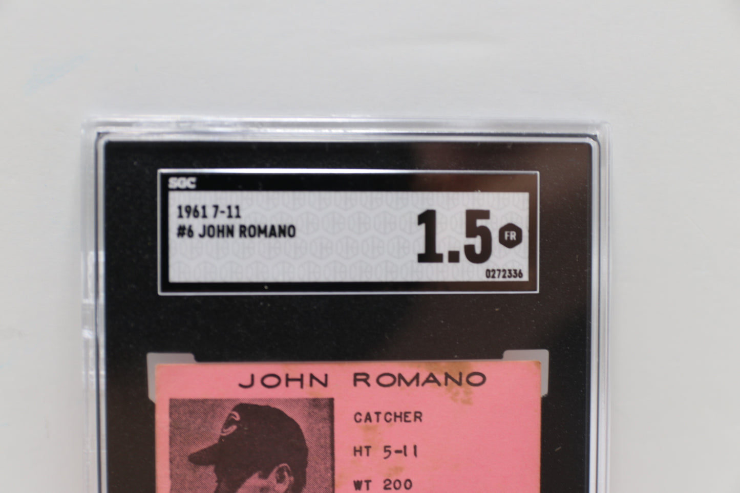 1961 7-11 John Romano 6 SGC 1.5