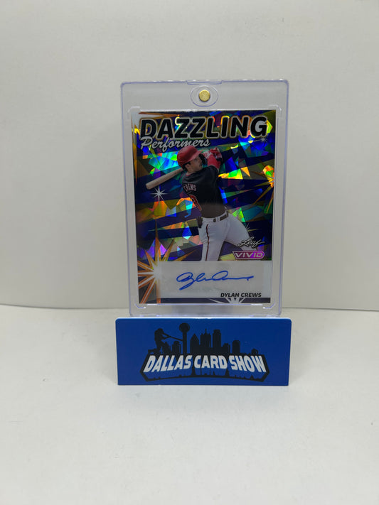 2024 Leaf Vivid Baseball Dazzling Performers Dylan Crews Auto #2/7