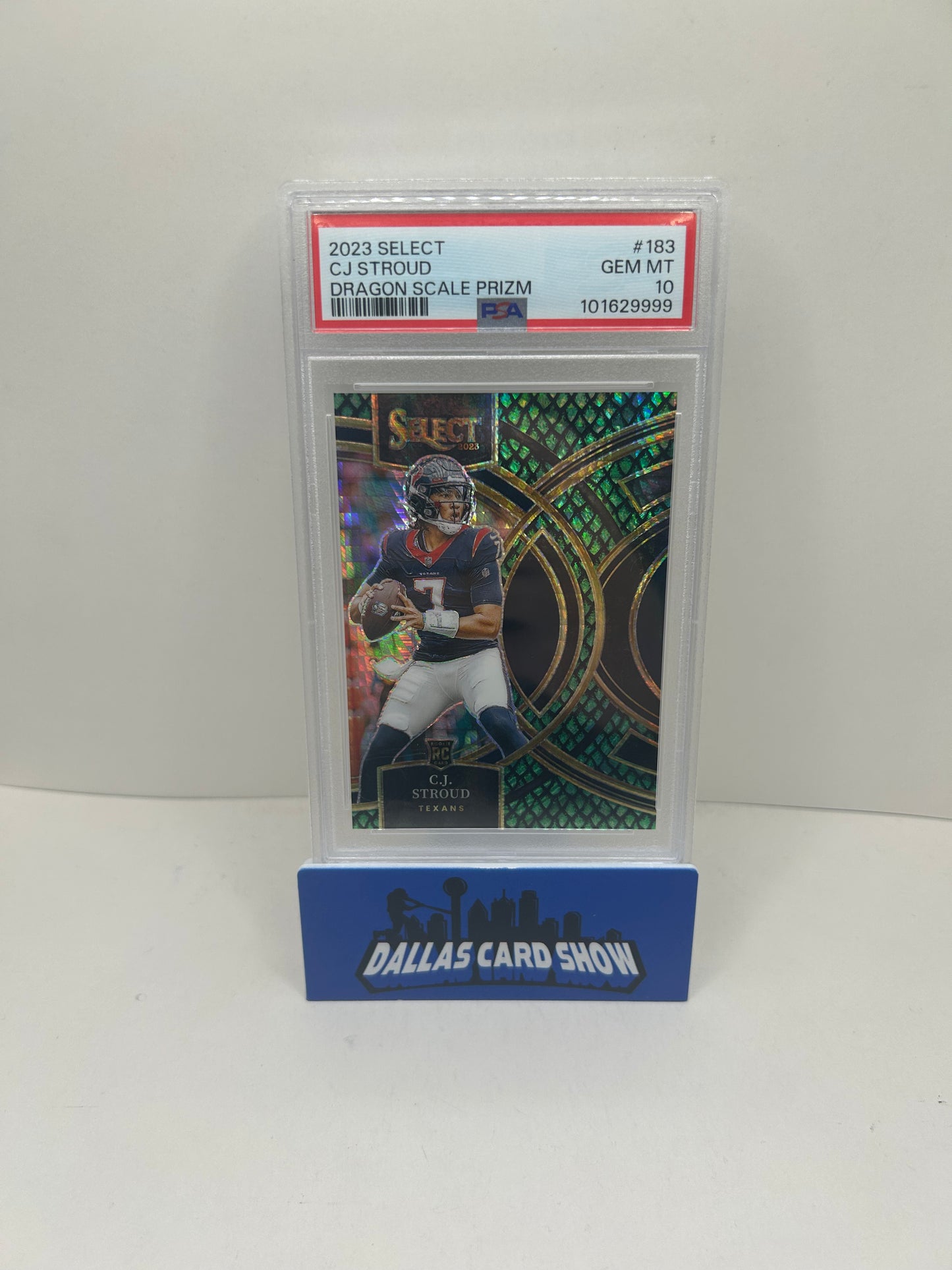 CJ Stroud 2023 Select Dragon Scale /70 PSA 10 Rookie RC #183 Texans Premier
