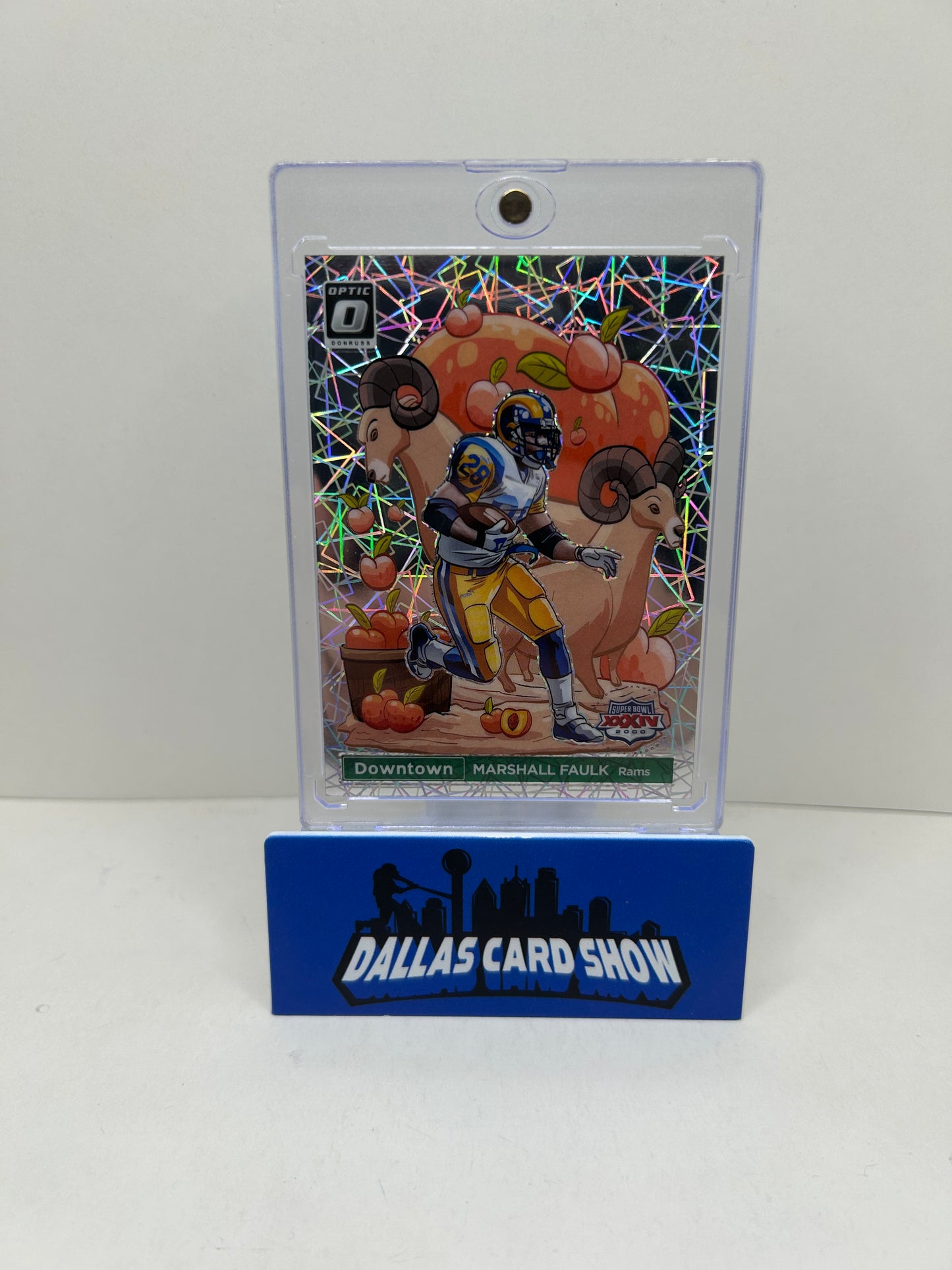 2023 Panini Donruss Optic SSP - Super Bowl Downtown Marshall Faulk #SBD-MF