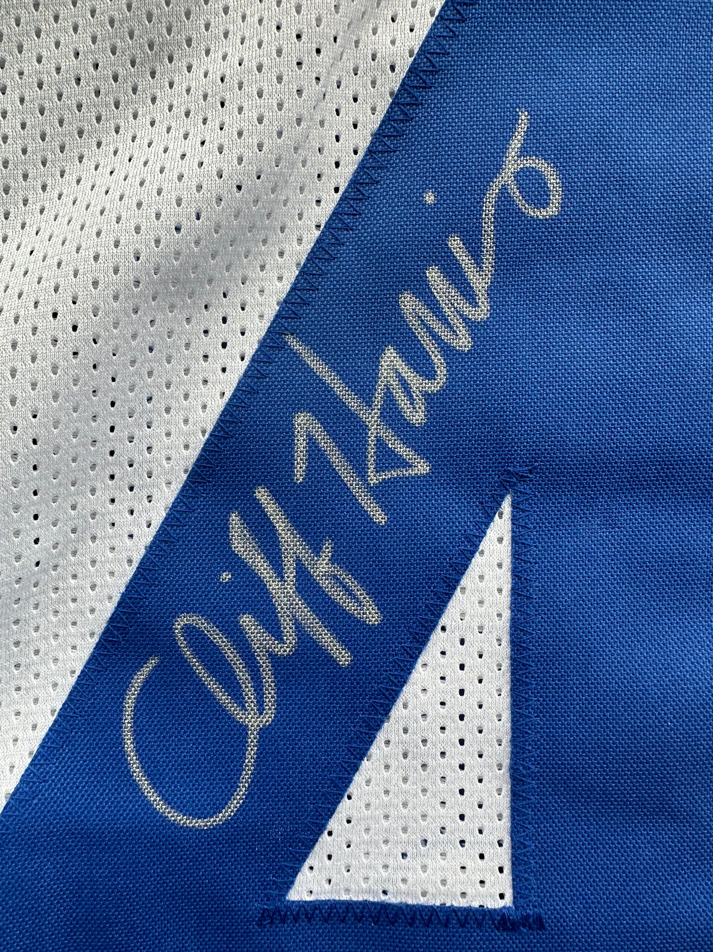 CLIFF HARRIS DALLAS COWBOYS SIGNED Medium WHITE JERSEY BAS COA