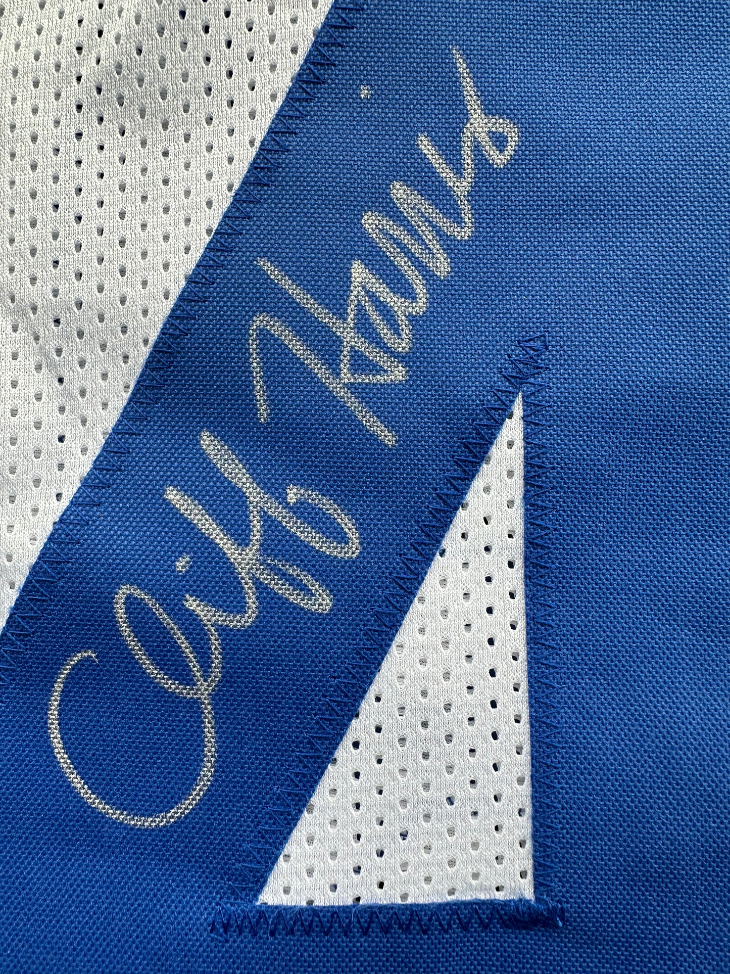 CLIFF HARRIS DALLAS COWBOYS SIGNED Medium WHITE JERSEY BAS COA