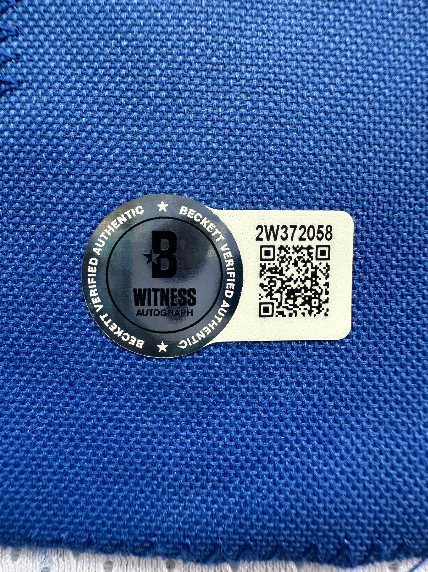 CLIFF HARRIS DALLAS COWBOYS SIGNED Medium WHITE JERSEY BAS COA