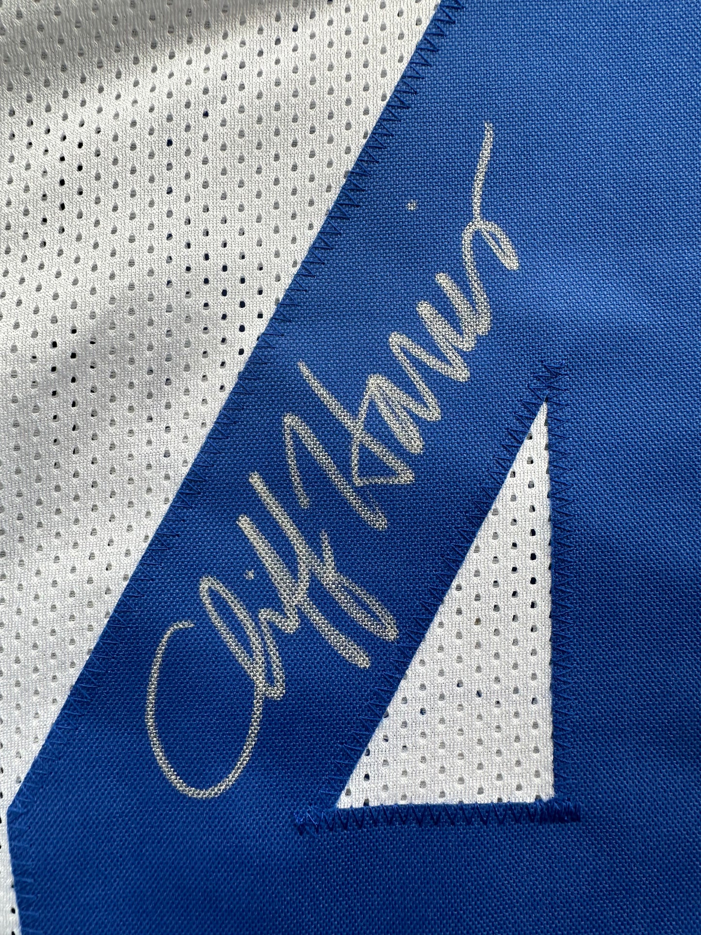 CLIFF HARRIS DALLAS COWBOYS SIGNED Medium WHITE JERSEY BAS COA