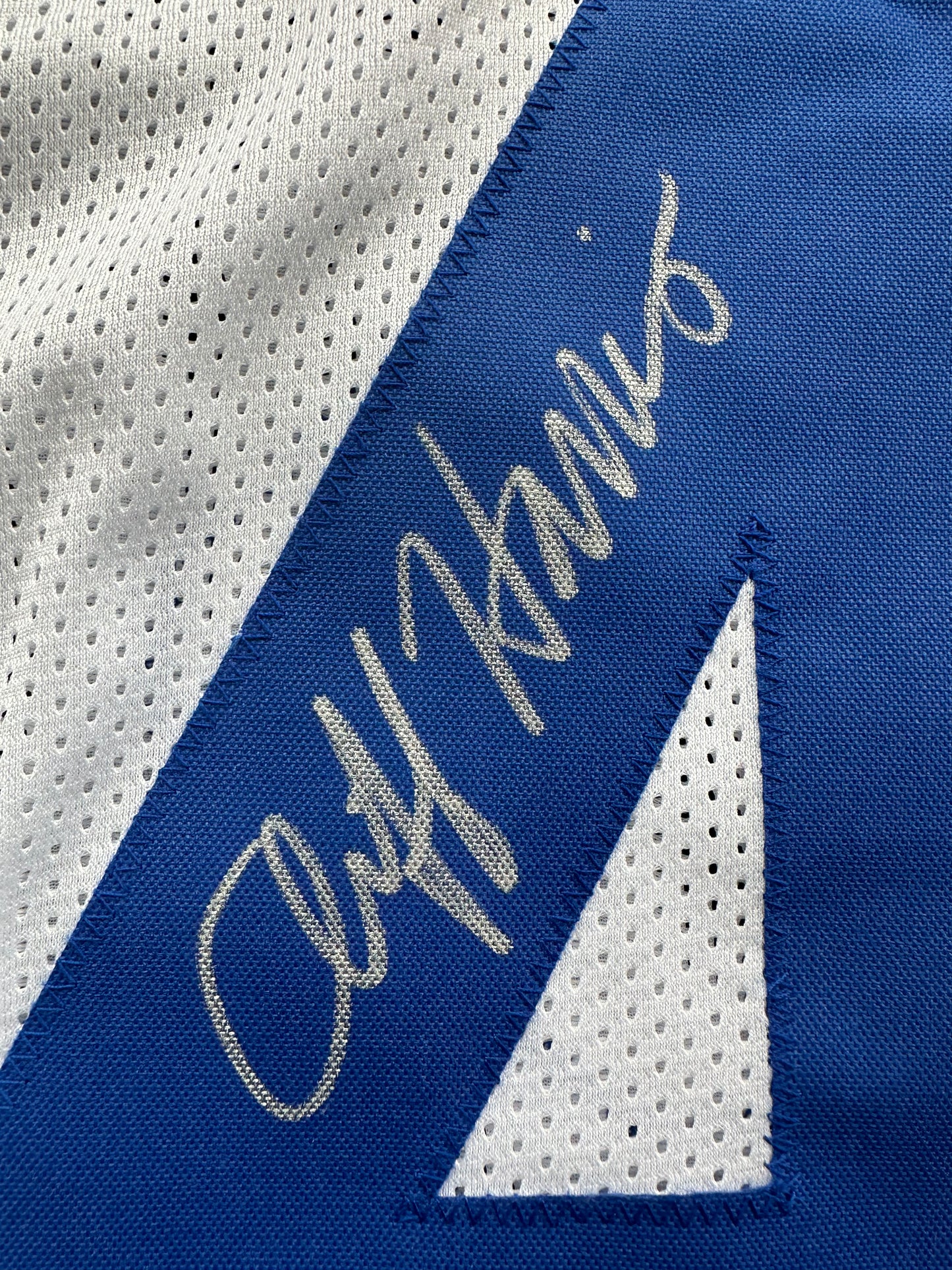 CLIFF HARRIS DALLAS COWBOYS SIGNED Large WHITE JERSEY BAS COA