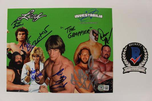 INVESTABILIA by the DALLAS CARD SHOW SIGNED 8x10 Green PHOTO Von Erich +MORE BAS