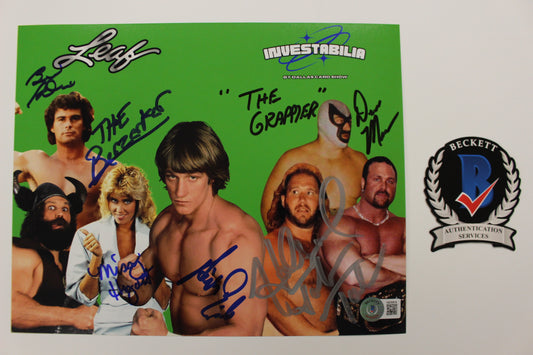 INVESTABILIA by the DALLAS CARD SHOW SIGNED 8x10 Green PHOTO Von Erich +MORE BAS