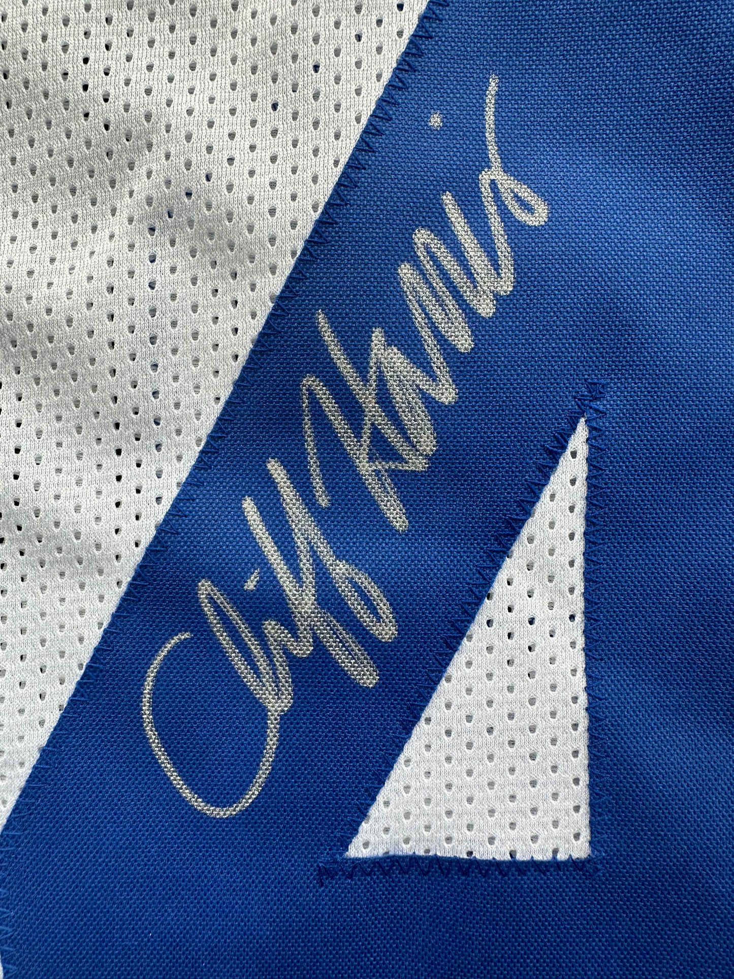 CLIFF HARRIS DALLAS COWBOYS SIGNED Large WHITE JERSEY BAS COA