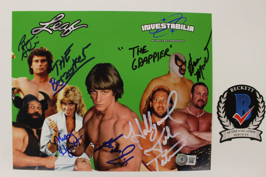 INVESTABILIA by the DALLAS CARD SHOW SIGNED 8x10 Green PHOTO Von Erich +MORE BAS