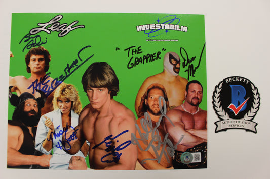 INVESTABILIA by the DALLAS CARD SHOW SIGNED 8x10 Green PHOTO Von Erich +MORE BAS