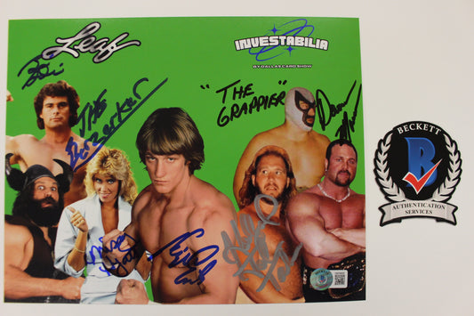 INVESTABILIA by the DALLAS CARD SHOW SIGNED 8x10 Green PHOTO Von Erich +MORE BAS