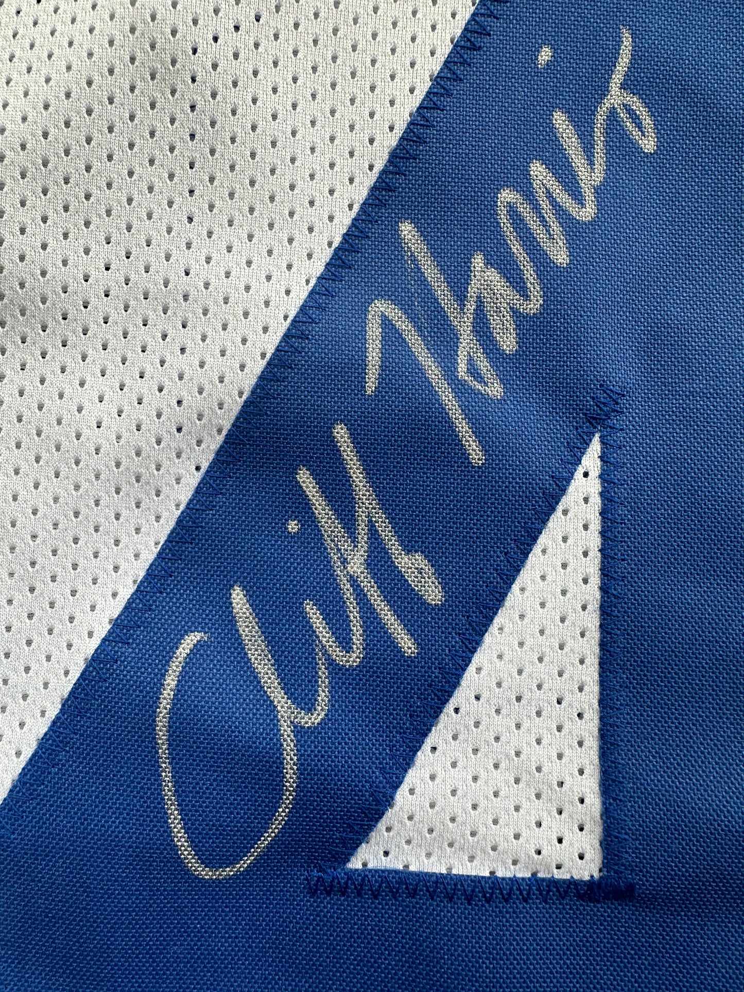 CLIFF HARRIS DALLAS COWBOYS SIGNED XL WHITE JERSEY BAS COA