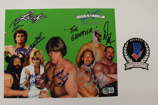INVESTABILIA by the DALLAS CARD SHOW SIGNED 8x10 Green PHOTO Von Erich +MORE BAS