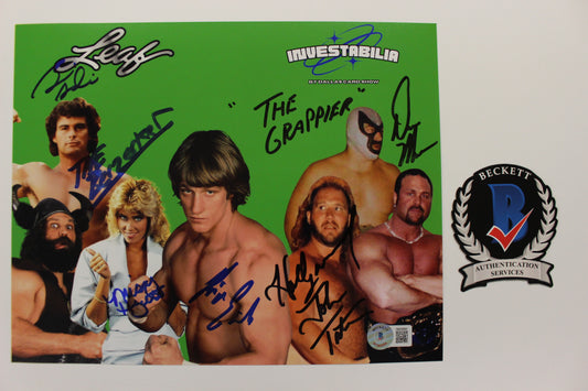 INVESTABILIA by the DALLAS CARD SHOW SIGNED 8x10 Green PHOTO Von Erich +MORE BAS