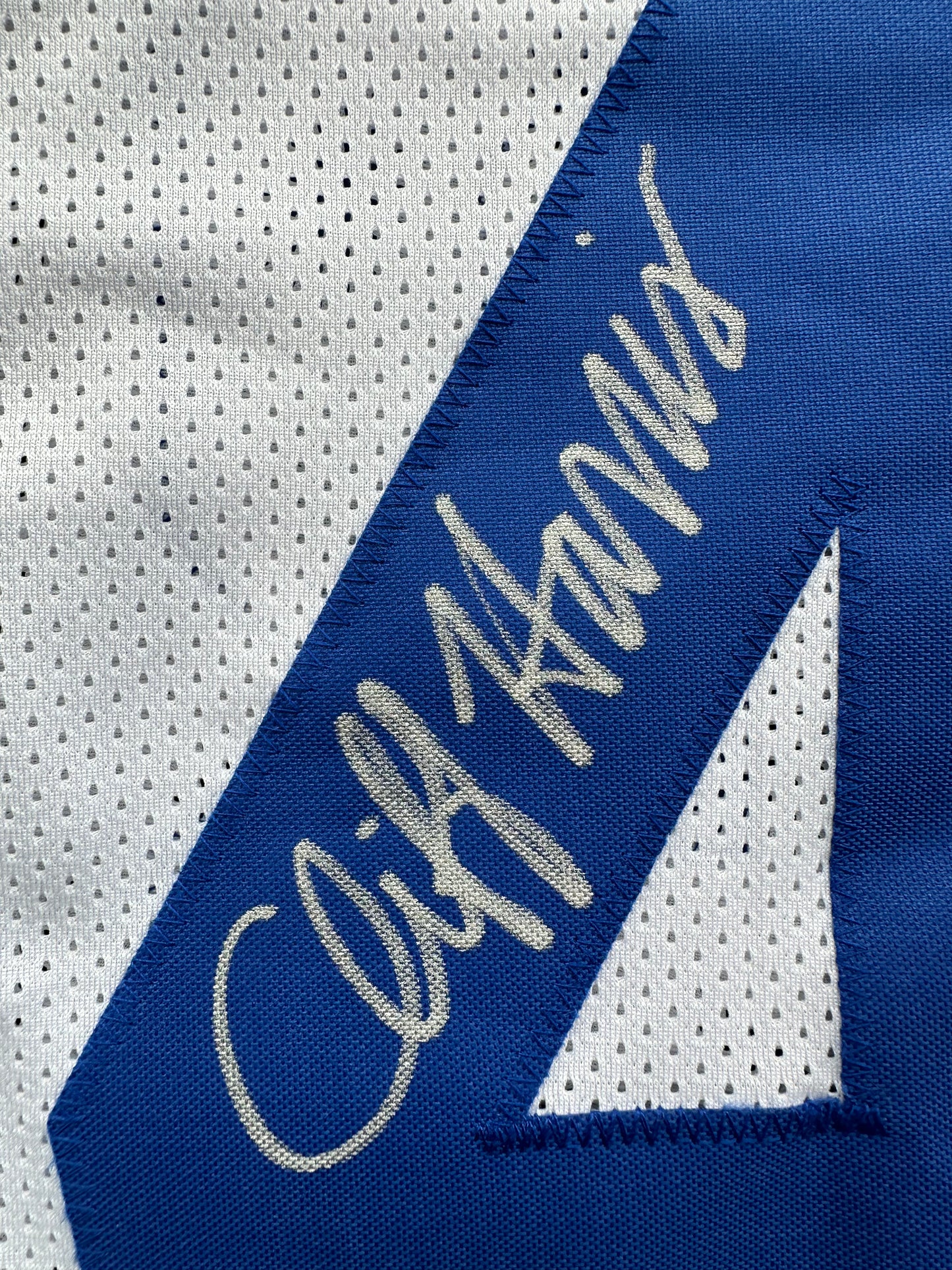 CLIFF HARRIS DALLAS COWBOYS SIGNED XL WHITE JERSEY BAS COA