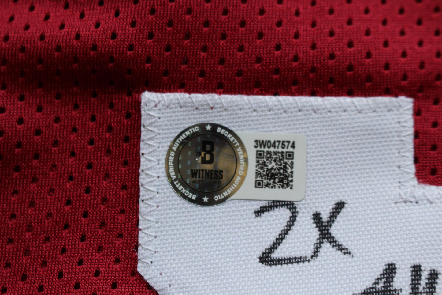 DARREN McFADDEN ARKANSAS RAZORBACKS SIGNED JERSEY w/WPS 2xAllAmerican BAS