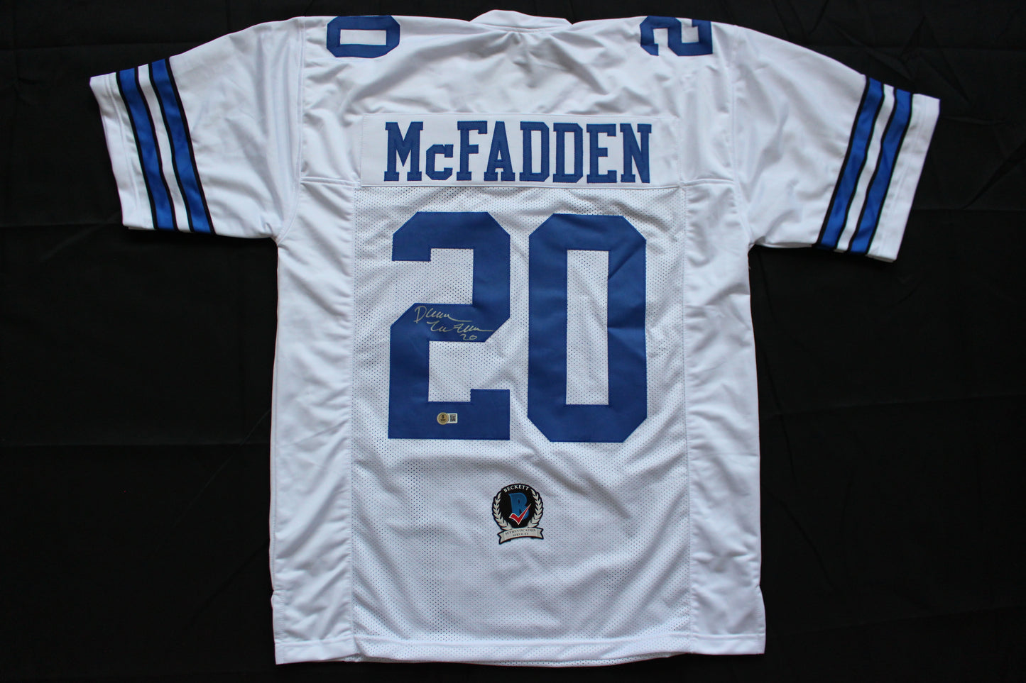 DARREN McFADDEN DALLAS COWBOYS SIGNED JERSEY Arkansas Razorbacks BAS