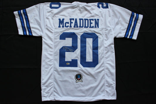 DARREN McFADDEN DALLAS COWBOYS SIGNED JERSEY Arkansas Razorbacks BAS