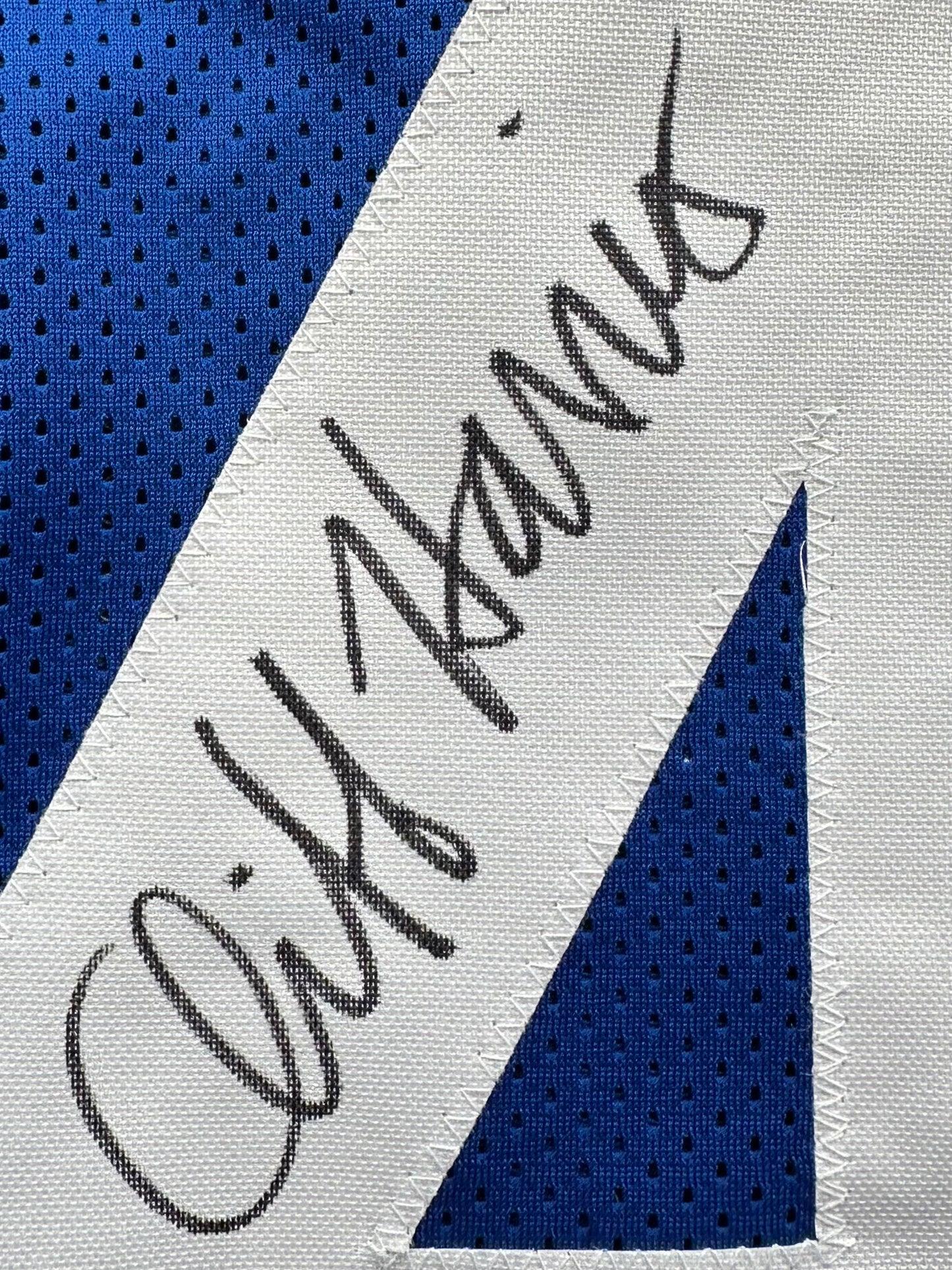 CLIFF HARRIS DALLAS COWBOYS SIGNED Medium BLUE JERSEY BAS COA