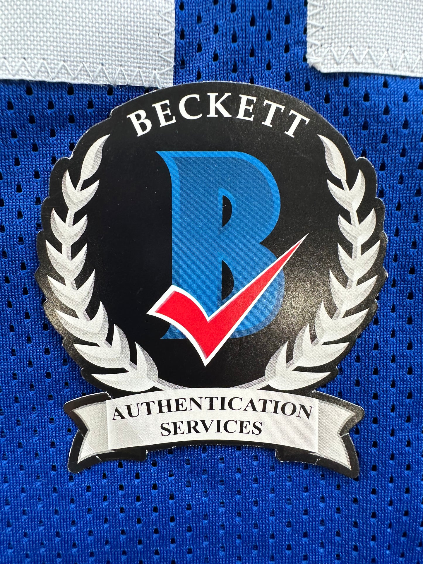 CLIFF HARRIS DALLAS COWBOYS SIGNED Medium BLUE JERSEY BAS COA