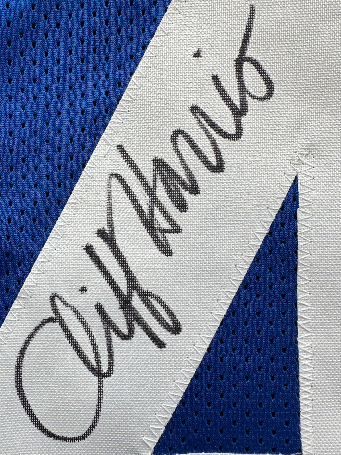 CLIFF HARRIS DALLAS COWBOYS SIGNED Medium BLUE JERSEY BAS COA