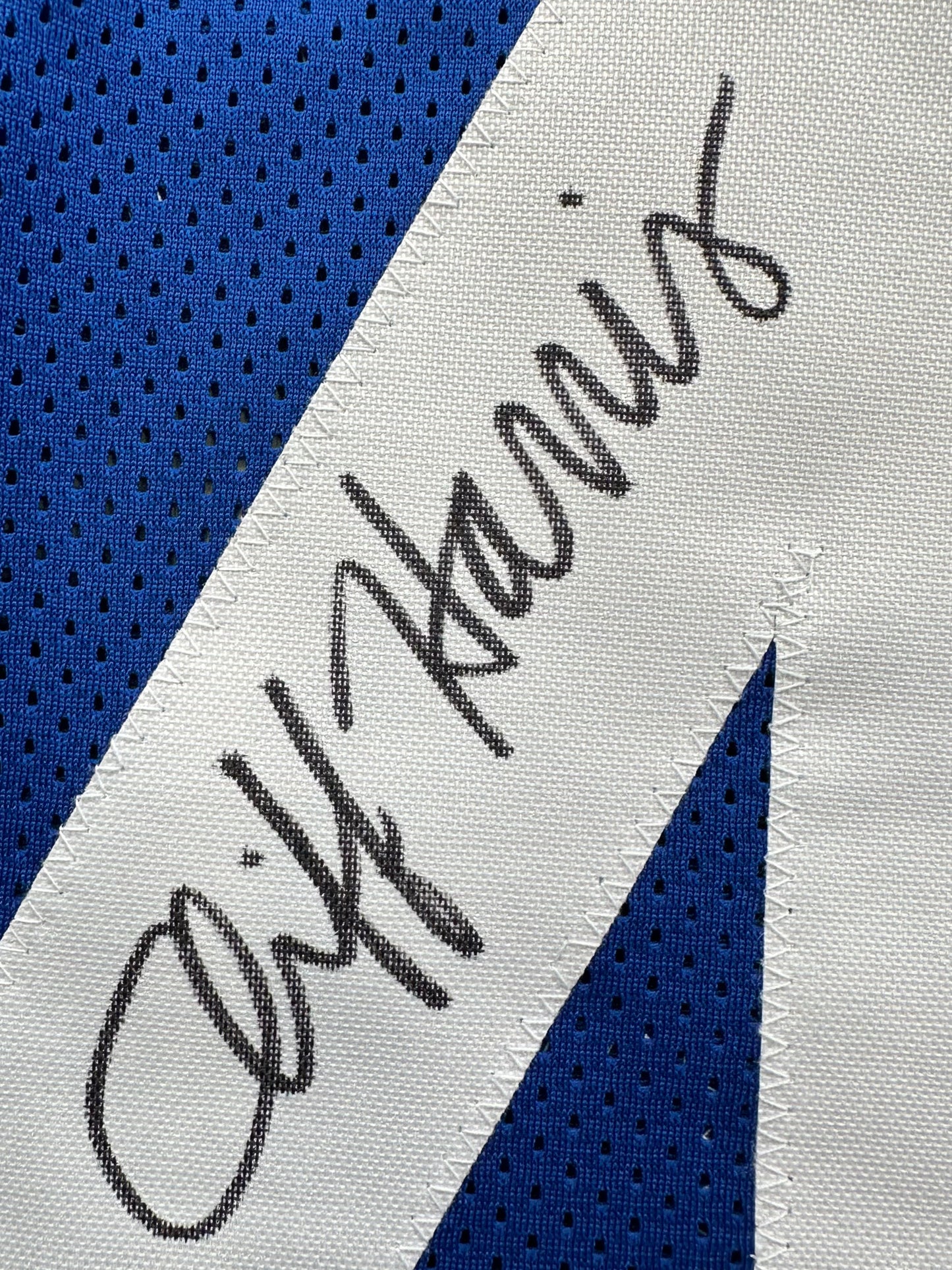 CLIFF HARRIS DALLAS COWBOYS SIGNED Medium BLUE JERSEY BAS COA