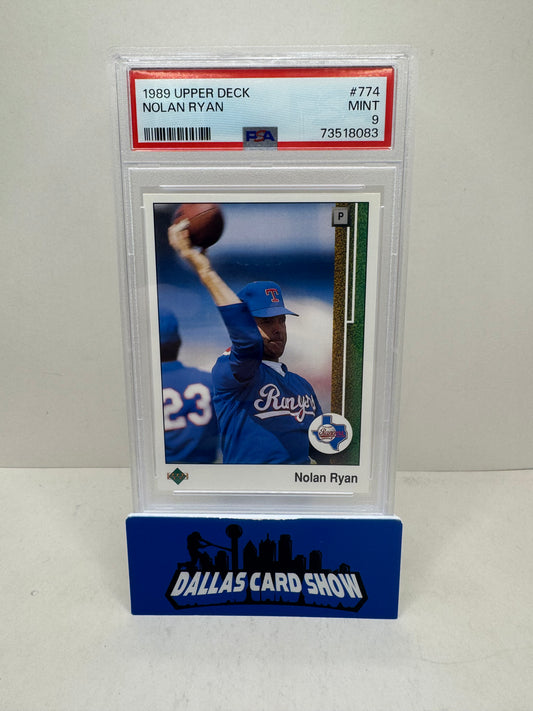 1989 Upper Deck Nolan Ryan #774 PSA 9