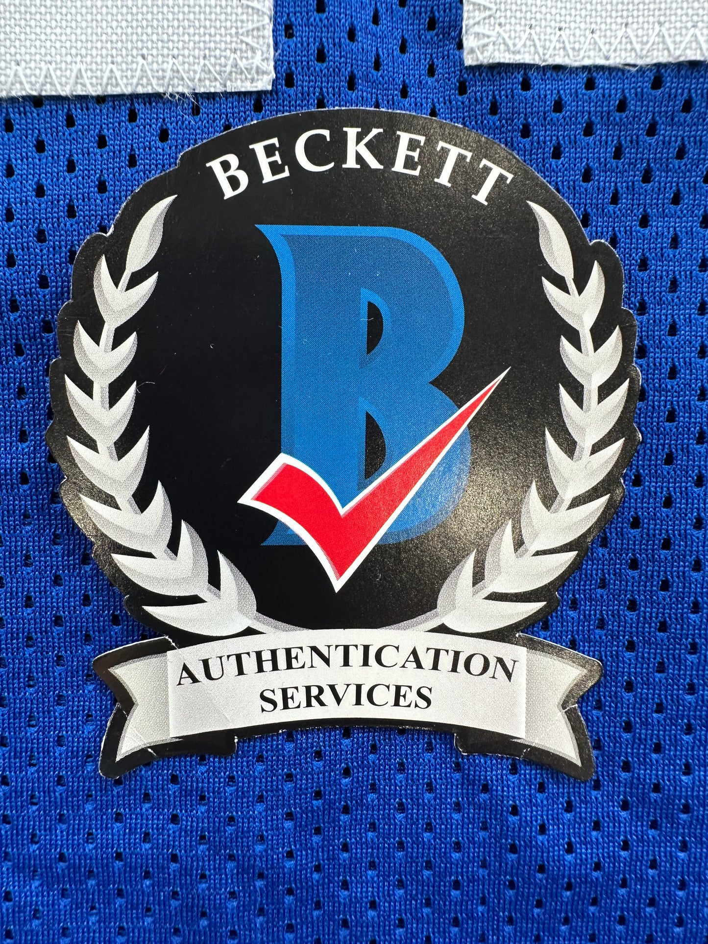 CLIFF HARRIS DALLAS COWBOYS SIGNED Medium BLUE JERSEY BAS COA