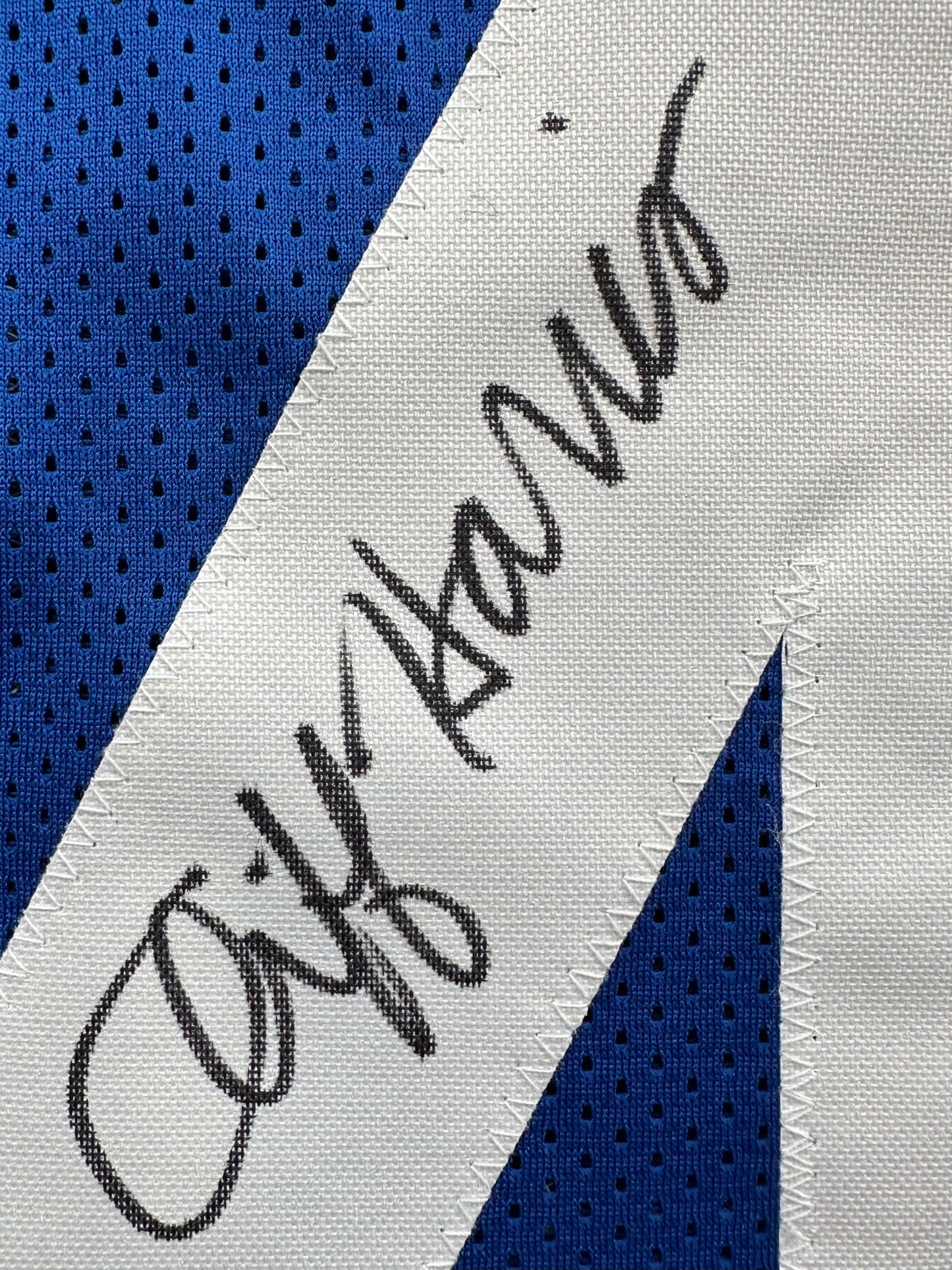 CLIFF HARRIS DALLAS COWBOYS SIGNED Medium BLUE JERSEY BAS COA