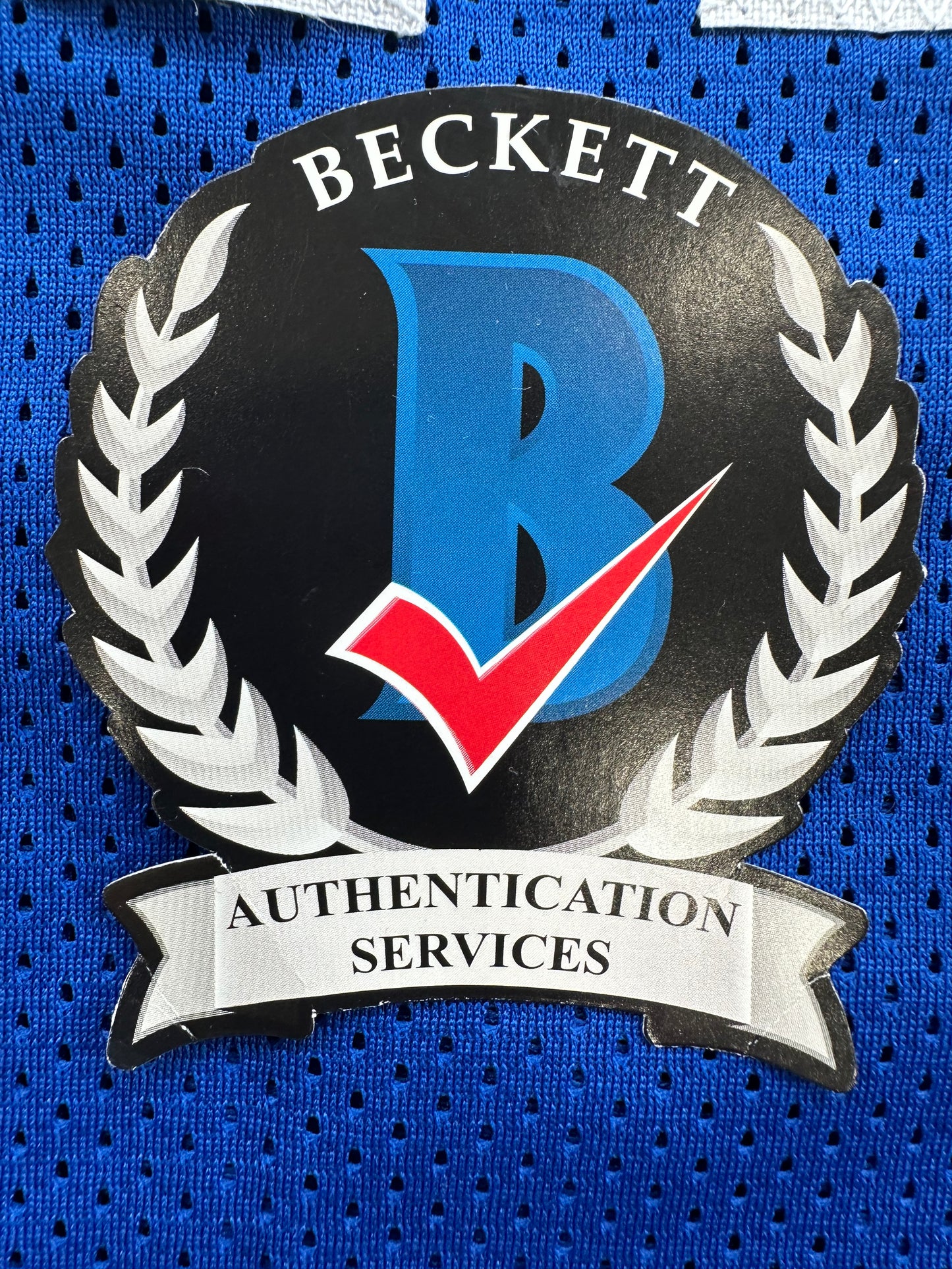 CLIFF HARRIS DALLAS COWBOYS SIGNED Medium BLUE JERSEY BAS COA