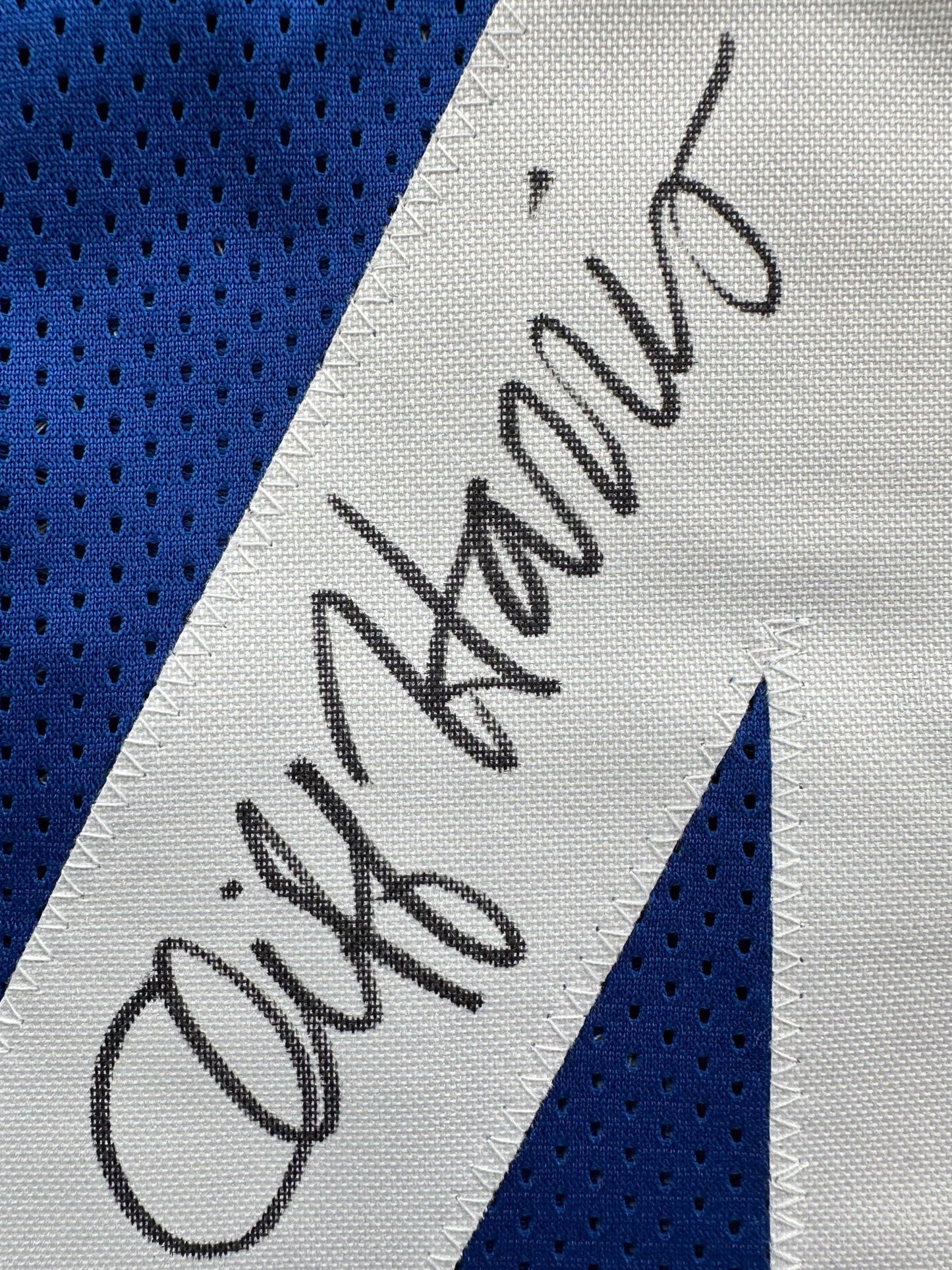 CLIFF HARRIS DALLAS COWBOYS SIGNED Medium BLUE JERSEY BAS COA