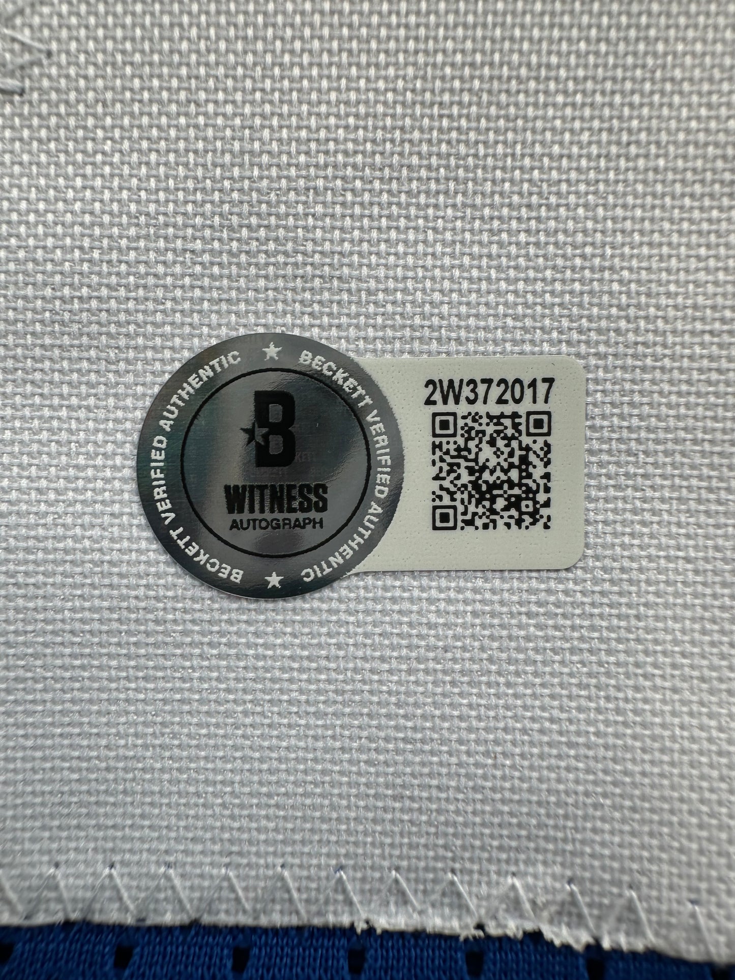 CLIFF HARRIS DALLAS COWBOYS SIGNED Medium BLUE JERSEY BAS COA