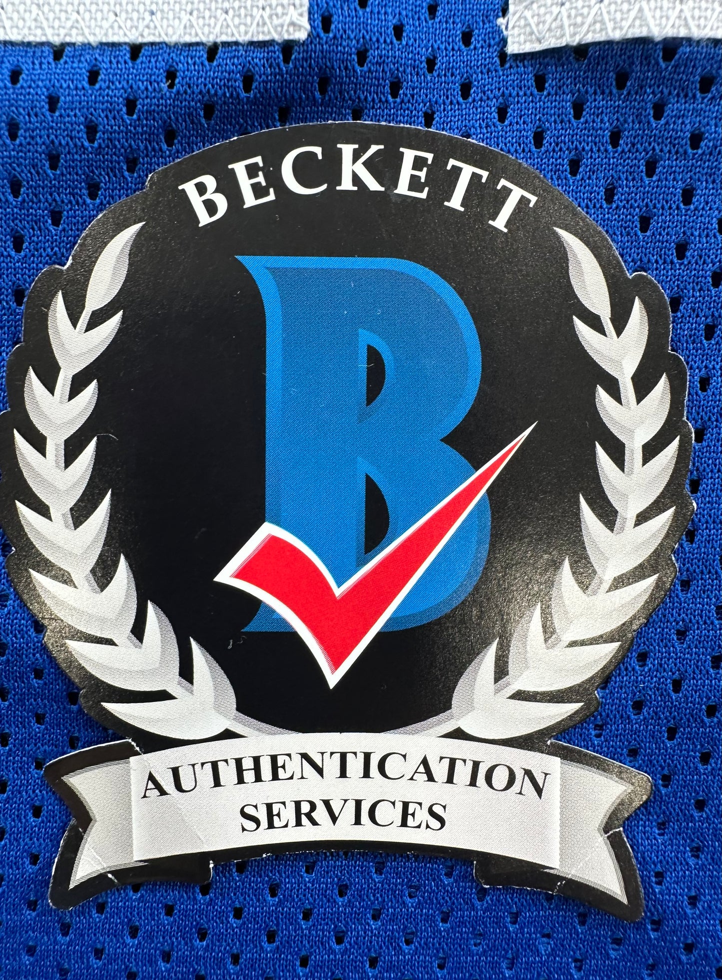 CLIFF HARRIS DALLAS COWBOYS SIGNED Medium BLUE JERSEY BAS COA