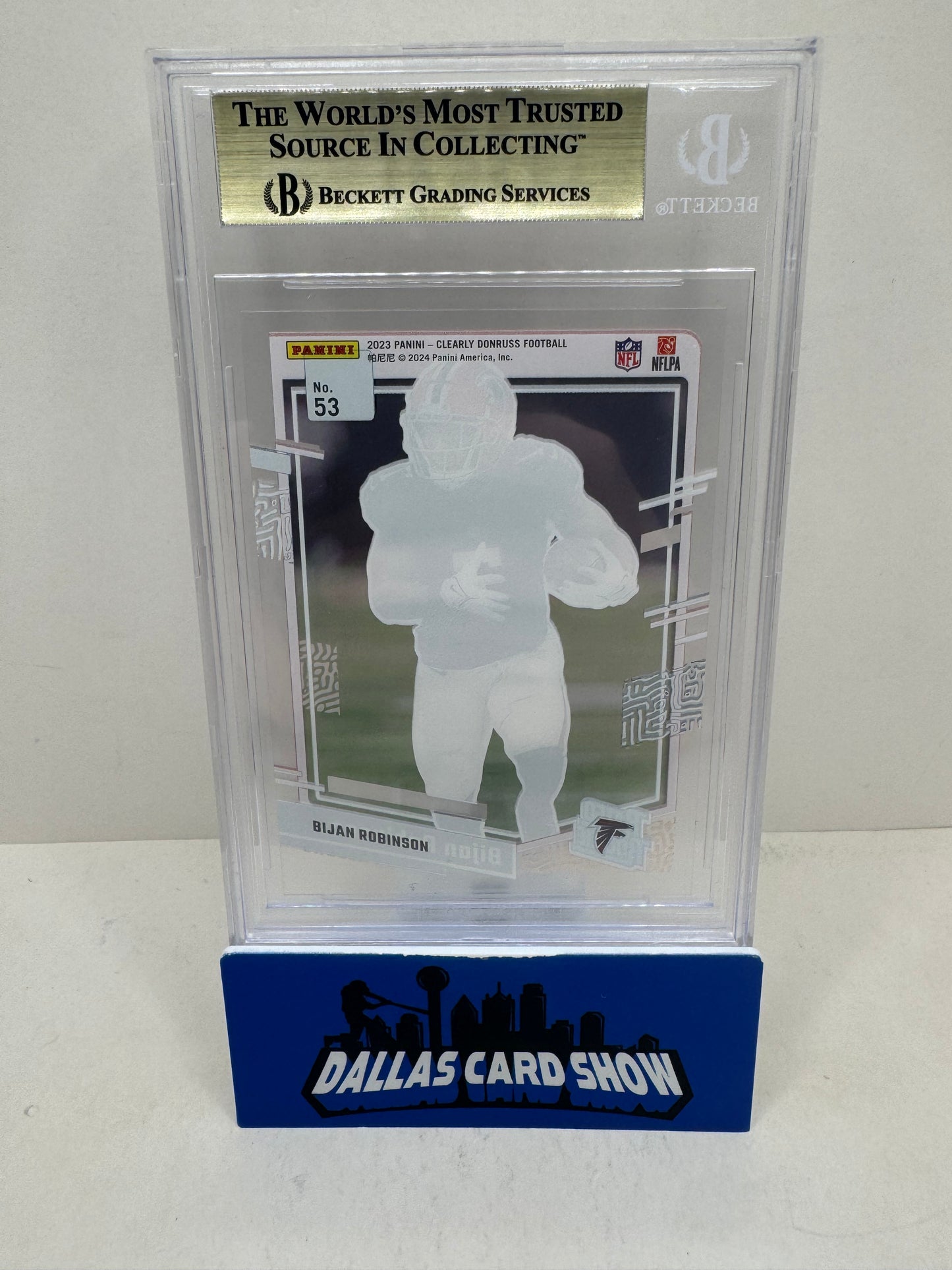 2023 Clearly Donruss Bijan Robinson RR #53 BGS 9.5